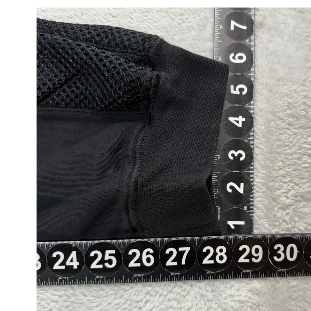 Nike Joggers Womens Medium 30X28 Black Fleece Sportswear Icon Clash Mesh Pants